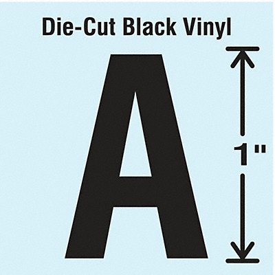 K8338 Die Cut Letter Label A 10 Cards PK10