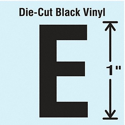 K8338 Die Cut Letter Label E 10 Cards PK10