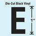 K8338 Die Cut Letter Label E 10 Cards PK10