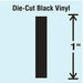K8338 Die Cut Letter Label I 10 Cards PK10