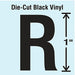 K8338 Die Cut Letter Label R 10 Cards PK10