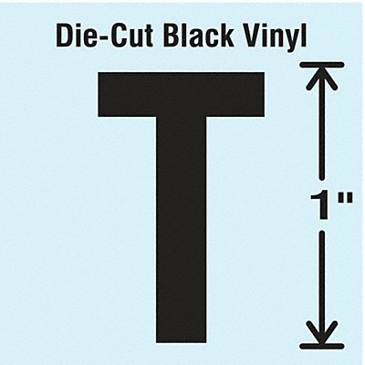 K8338 Die Cut Letter Label T 10 Cards PK10