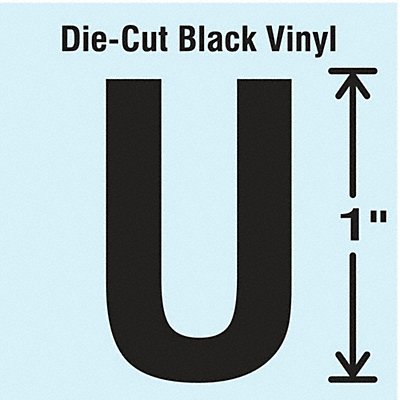 K8338 Die Cut Letter Label U 10 Cards PK10