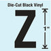K8338 Die Cut Letter Label Z 10 Cards PK10
