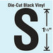 Die Cut Letter Label S 10 Cards PK10