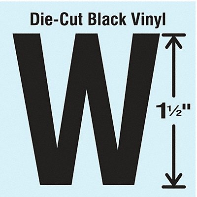 Die Cut Letter Label W 10 Cards PK10