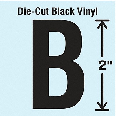 Die Cut Letter Label B 10 Cards PK10