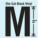 Die Cut Letter Label M 10 Cards PK10