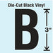 K8339 Die Cut Letter Label B 10 Cards PK10