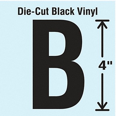 Die Cut Letter Label B 10 Cards PK10