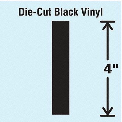 Die Cut Letter Label I 10 Cards PK10