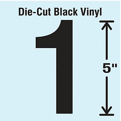 Die Cut Number Label 1 10 Cards PK10