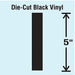 Die Cut Letter Label I 10 Cards PK10