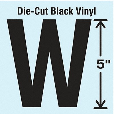 Die Cut Letter Label W 10 Cards PK10