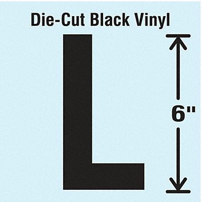 K8340 Die Cut Letter Label L