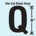 K8340 Die Cut Letter Label Q