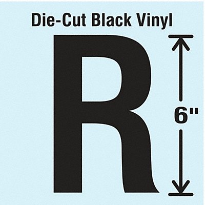 K8340 Die Cut Letter Label R