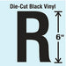 K8340 Die Cut Letter Label R