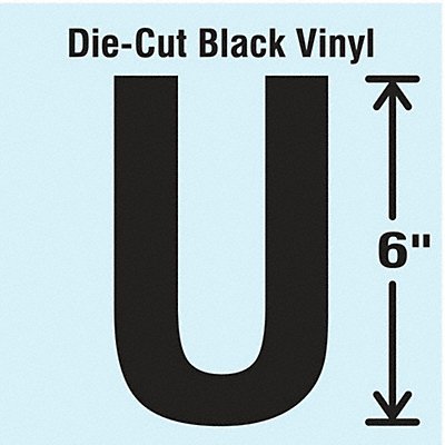 K8340 Die Cut Letter Label U