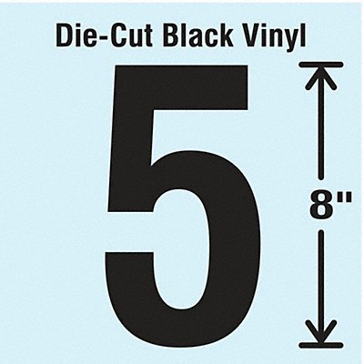 K8344 Die Cut Number Label 5