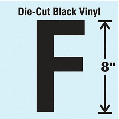 K8341 Die Cut Letter Label F