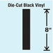 K8341 Die Cut Letter Label I
