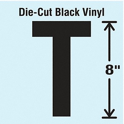 K8341 Die Cut Letter Label T