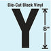 K8341 Die Cut Letter Label Y