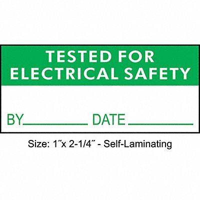 Inspection Labl 1x2.25in Polyester PK225