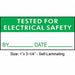 Inspection Labl 1x2.25in Polyester PK225