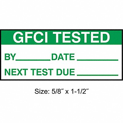 Inspection Label ENG Maintenance PK350