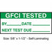 Inspection Label ENG Maintenance PK350
