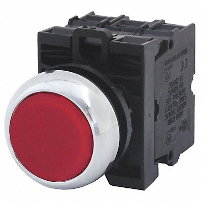 Illuminated Push Button 22mm Red