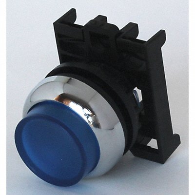 Illum Push Button Operator 22mm Blue
