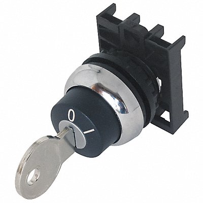 Non-Illum Selector Swtch 22mm 2 Pos Keyd
