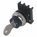 Non-Illum Selector Swtch 22mm 2 Pos Keyd