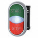 Non-Illum Push Button Start/Stop Oval