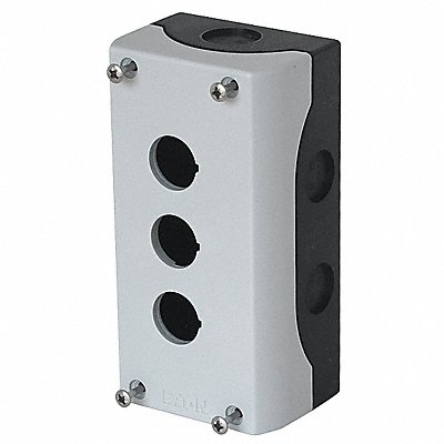 Pushbutton Enclosure 3.15 in D Plastic