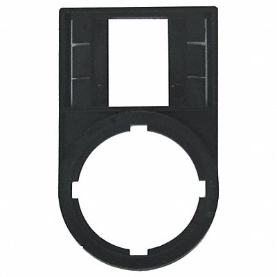 Legend Plate Rectangular Black
