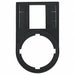 Legend Plate Rectangular Black
