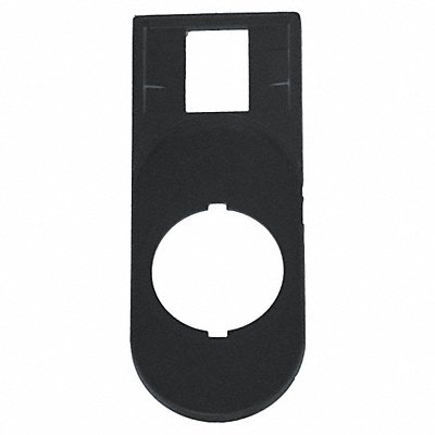 Legend Plate Rectangular Black