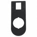 Legend Plate Rectangular Black