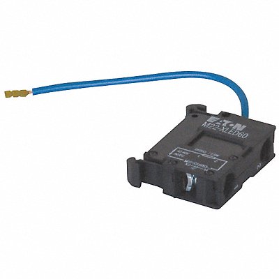LED Resistor 42-60VAC/DC 22mm Black