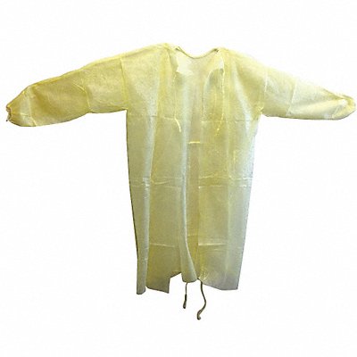 Isolation Gown XL Yellow SMS PK50