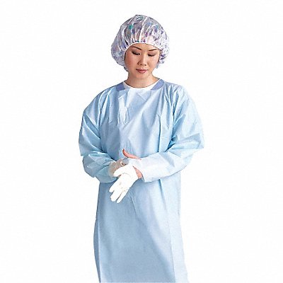Isolation Gown XL Blue SMS PK100