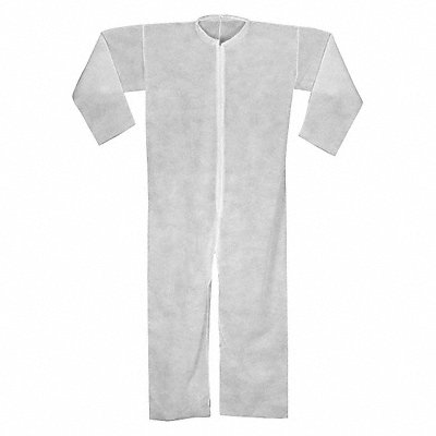 Coverall White XL PK25