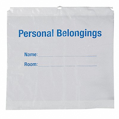 Personal Belonging Bag Plastic PK250