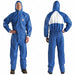 Hooded Coveralls M Blue SMMS PK25
