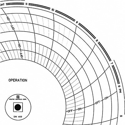 Circular Paper Chart 1 day PK60