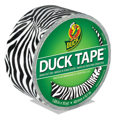 TAPE,DUCK,ZEBRA,10YD